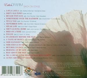 Esther Ofarim - Back on Stage - CD 2005 - backside of the CD