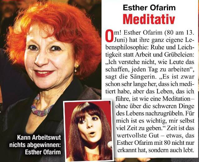 Esther Ofarim - article (c) Meine Freizeit