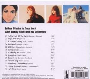 Esther in New York - back of the CD