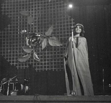 Esther Ofarim at the Oriental Song Festival, 1972 - foto (c) Amitay Lavon